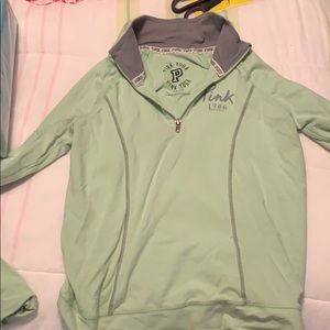 VS PINK yoga quarter zip